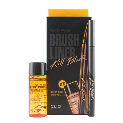 Clio Waterproof Brush Liner 魅黑防水柔順眼線液筆(#Kill Black) 0.55ml